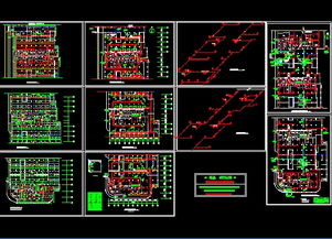 地下車庫設備施工圖紙